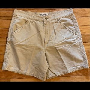 Columbia Khaki Tan Casual Hiking Walking Shorts 10